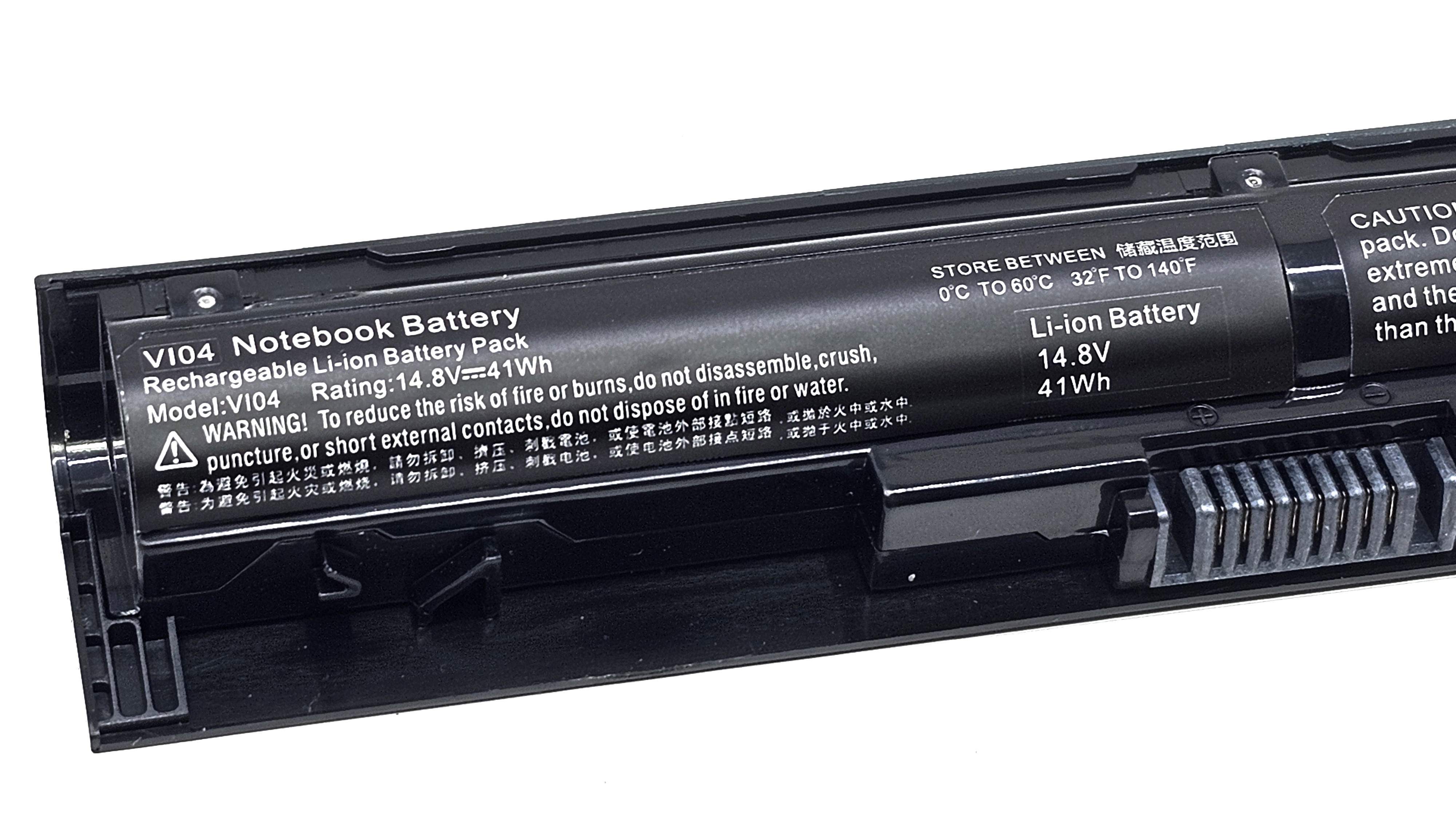 HSTNN-DB6K - VI04 Replacement Battery Compatible with HP Envy 14 15 17 Pavilion 15 17 ProBook 440 445 455 G2