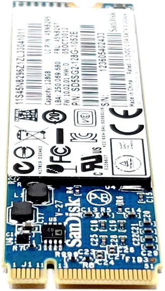 45N8296 - 128GB Proprietary 20+6 Pin SSD for Thinkpad X1 Carbon