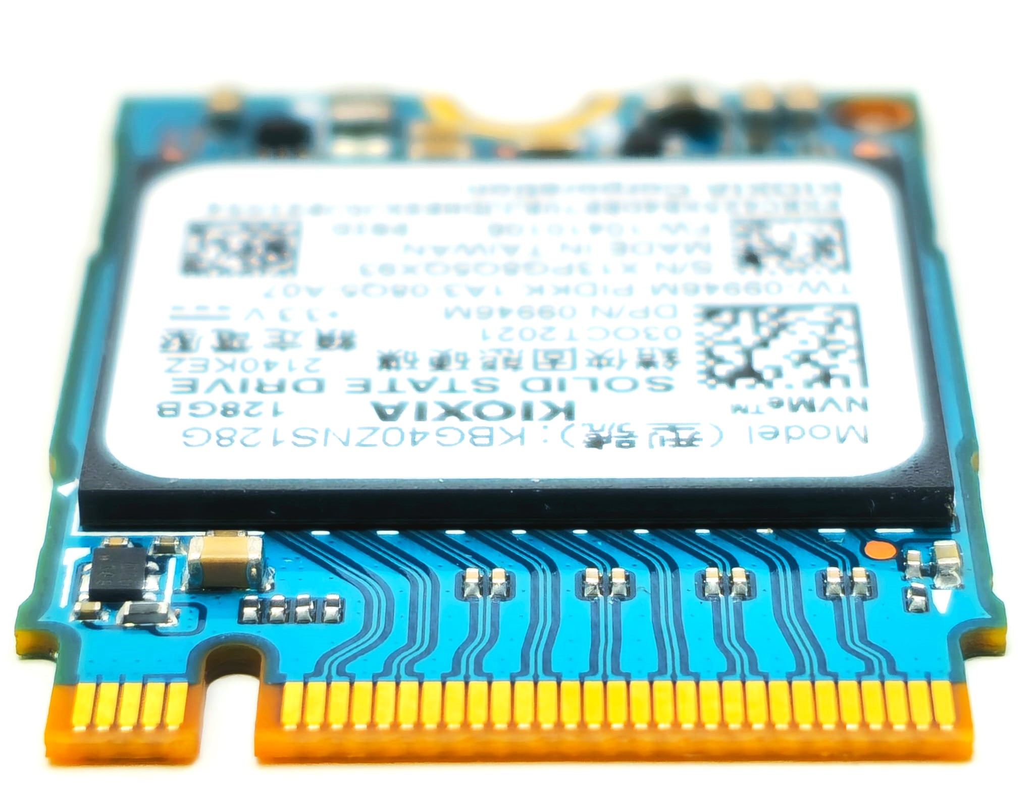 Kioxia Former Toshiba Brand 128GB PCIe NVMe 2230 SSD (KBG40ZNS128G), OEM  Package