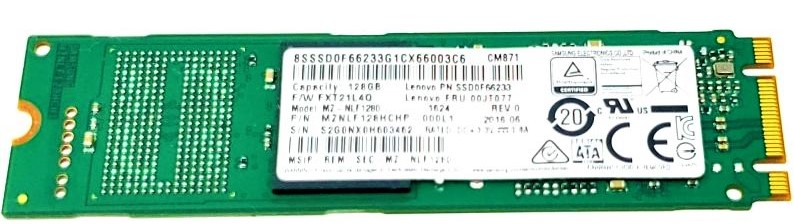 Samsung MZNLF128HCHP-00004 - 128GB M.2 2280 SATA III NGFF Solid State SSD