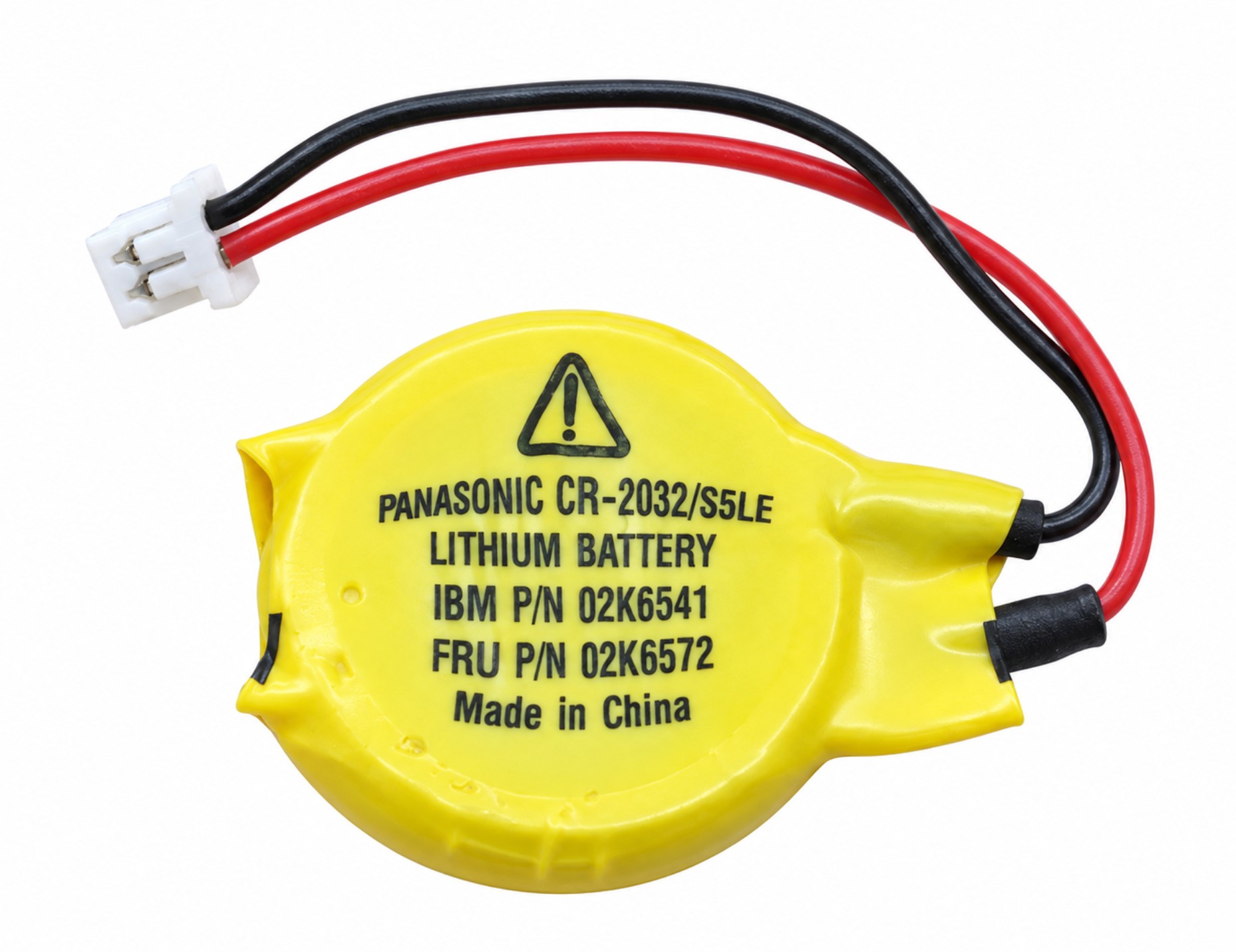 02K6572 - 3V RTC CMOS Backup Battery with Cable and Connector for ThinkPad A20 A21 A22 A30 A31 T20 T21 T22 T23 T30 T42 T43