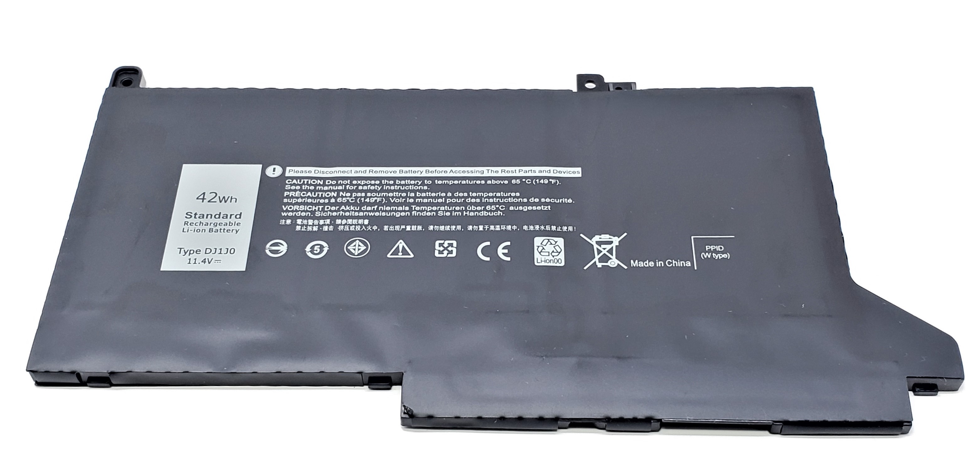 DJ1J0 - 3-Cell Battery for Latitude 12 7000 7280 7480 13 7380 7390 DJ1J0 - 3-Cell Battery for Latitude 12 7000 7280 7480 13 7380 7390