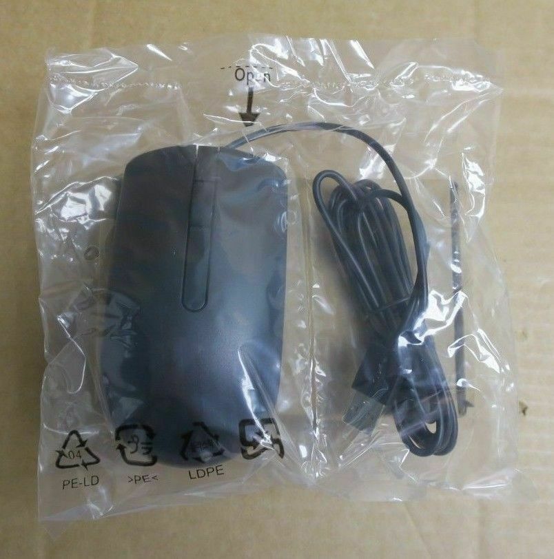 MG46T - Black Optical 3-Button Scroll Wheel USB Mouse for Computers