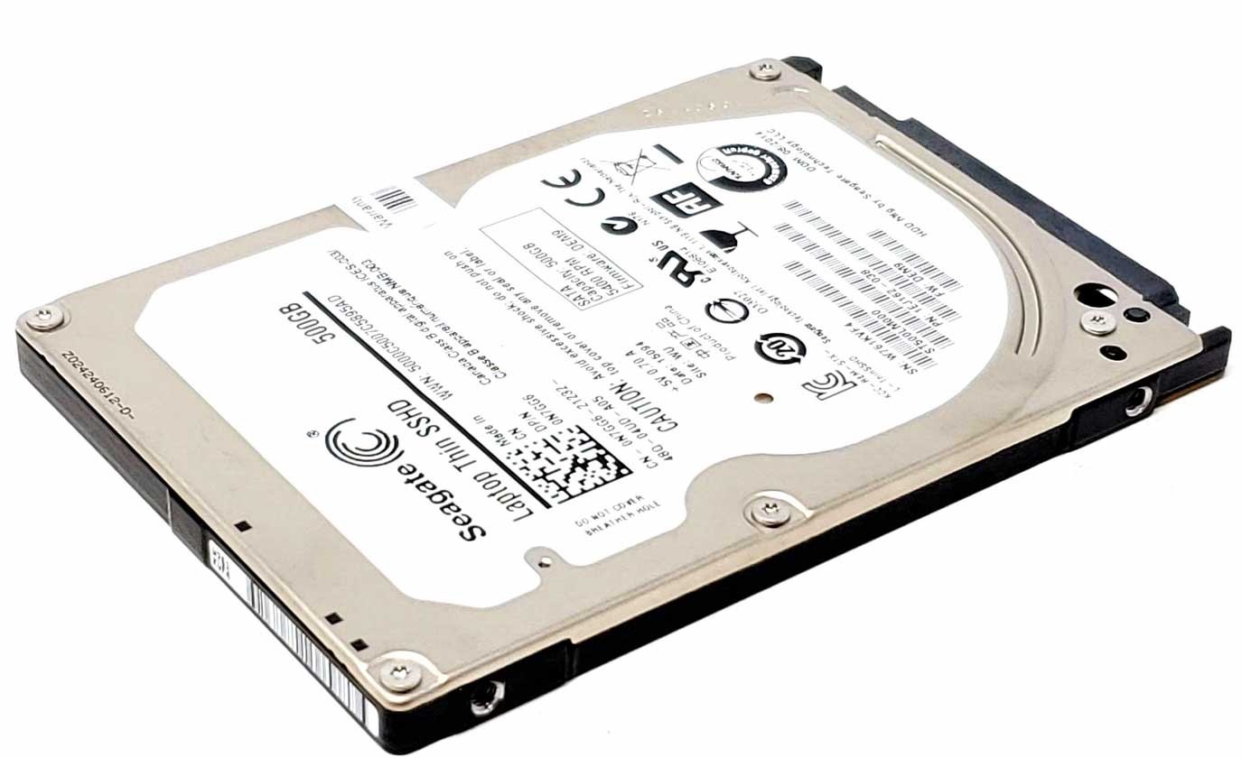 HP 716262-004 - 500GB 5.4K RPM SATA 7mm 2.5" SSHD Hybrid Hard Drive