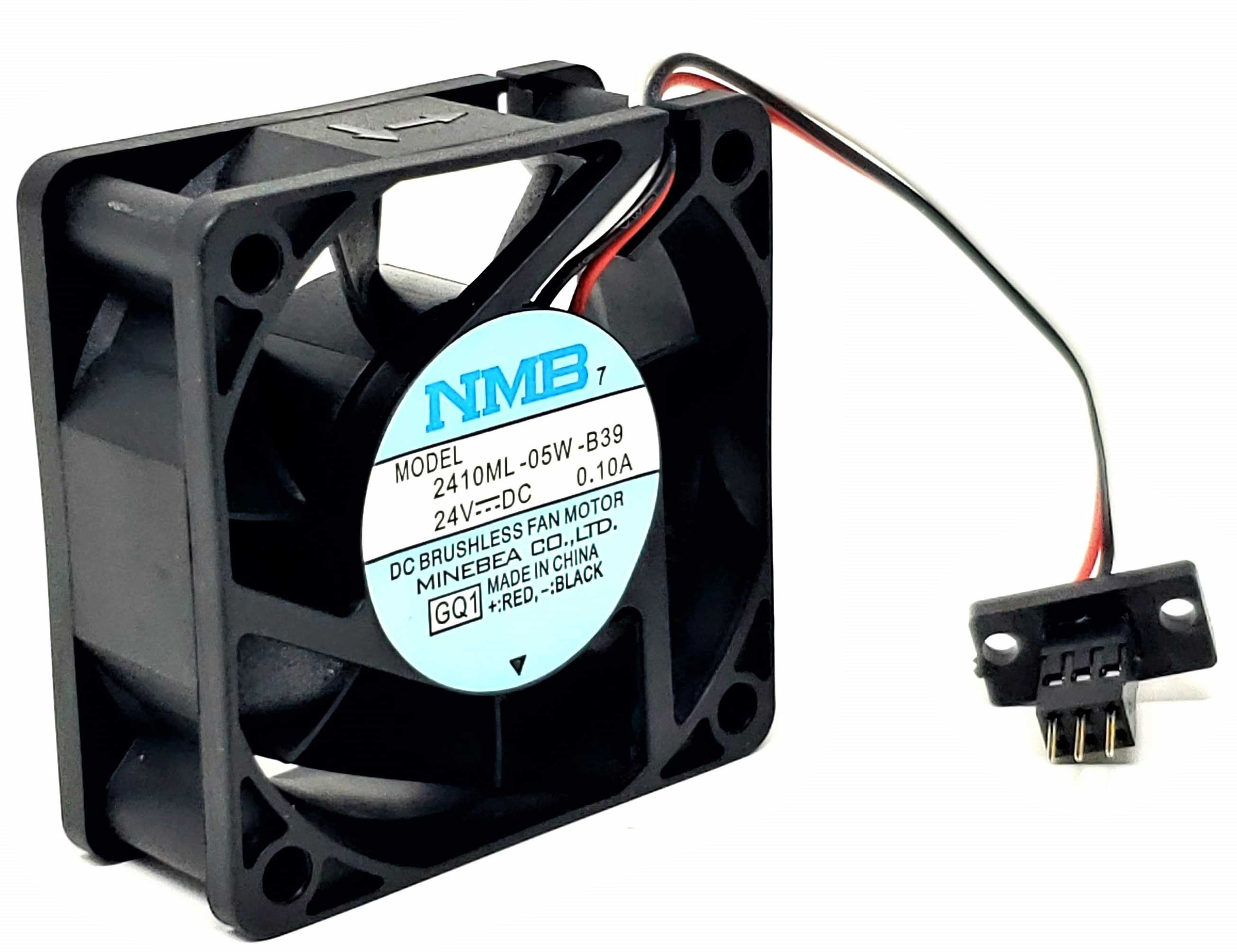 Fanuc NMB 2410ML-05W-B39 - 60x25mm 24V 0.10A Fan 3-Pin Male Connector for Fanuc Servo Amplifier