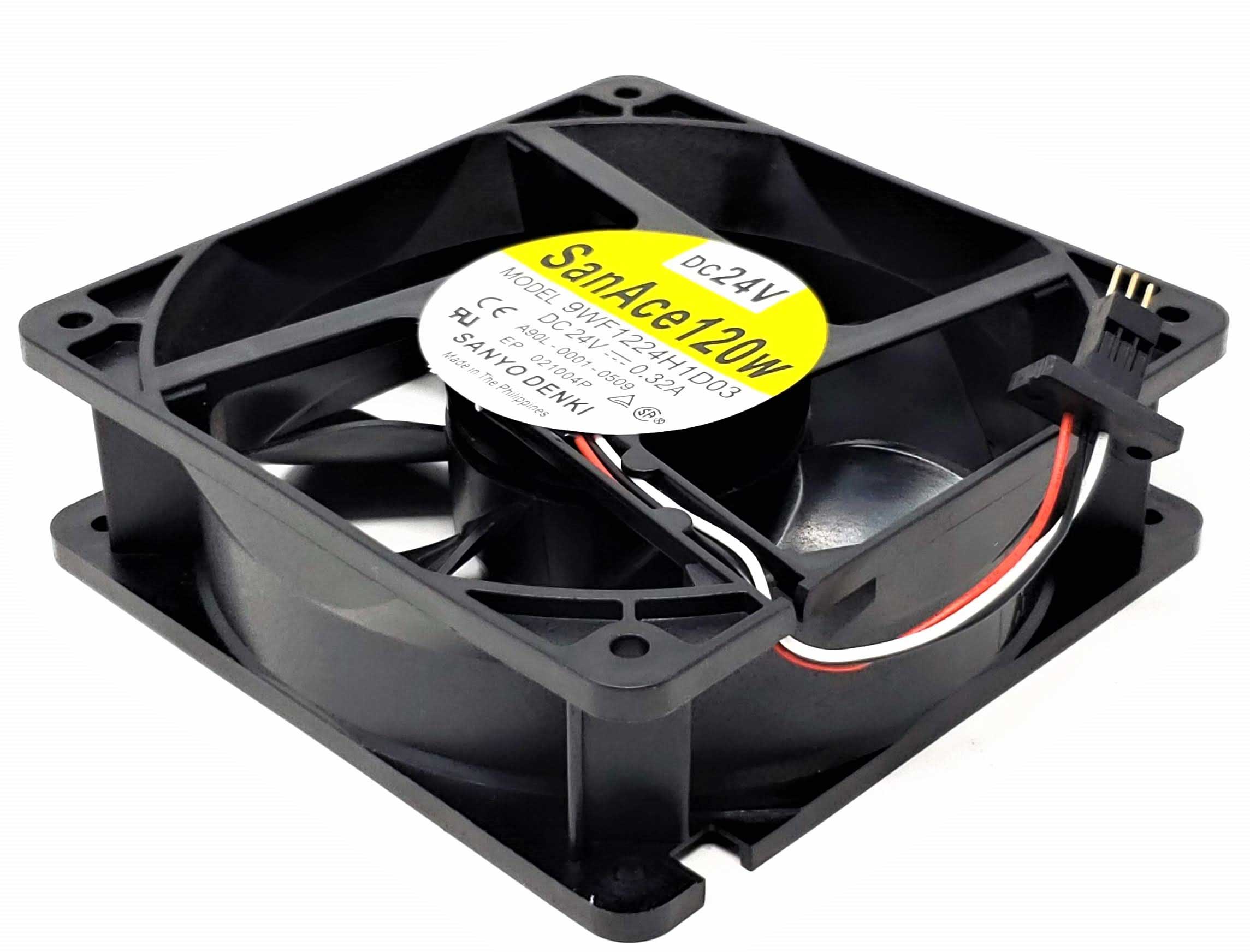 fanhua。 Fanuc NMB 4715KL-05W-B39 - 120x120X38mm 24V 0.36A Fan | 3-Pin Male