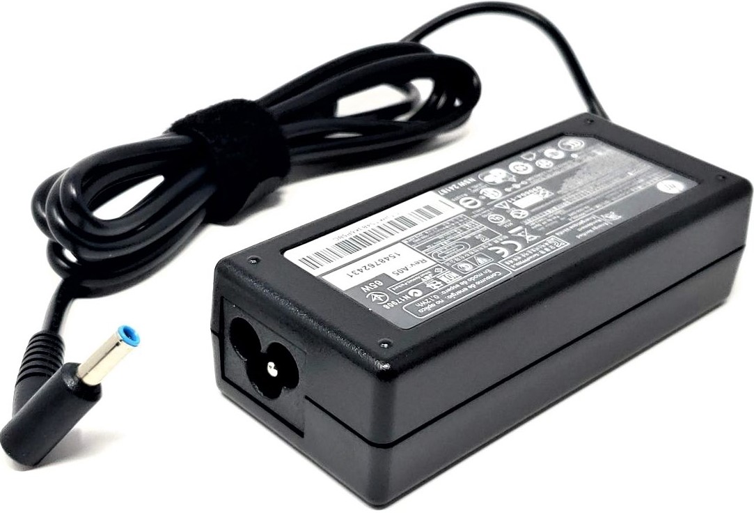 HP PPP019L-S - 65W 19.5V 3.33A 3.0mm Blue Connector AC Adapter - CPU Medics