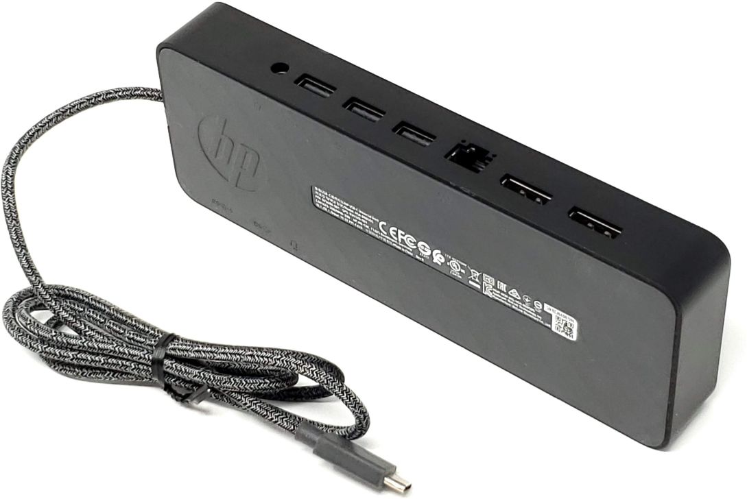 HP 1MK33UT#ABA - USB-C Universal Dock with 90W AC Adapter HP 1MK33UT#ABA - USB-C Universal Dock with 90W AC Adapter
