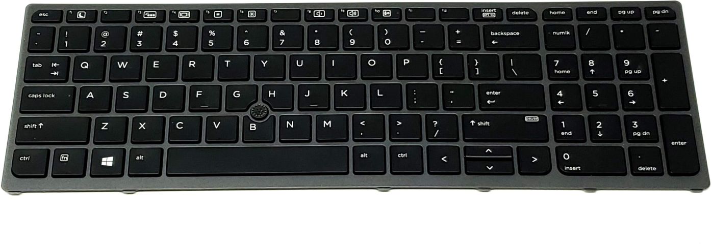 HP PK131C32A01 - Backlit Keyboard with Pointer for HP Zbook 15 G3 17 G3