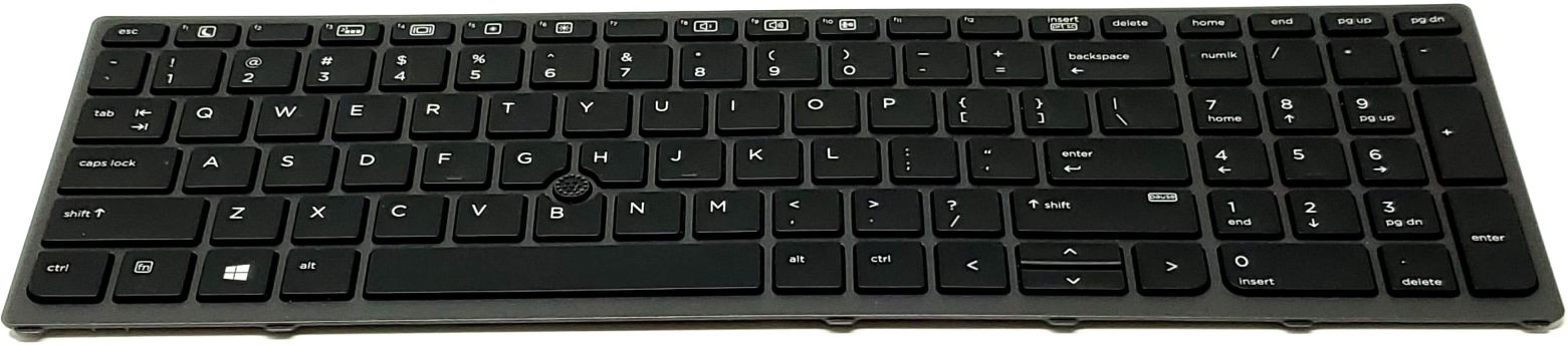HP 9Z.NCGBC.01D - Backlit Keyboard with Pointer for HP Zbook 15 G3 17 G3 HP 9Z.NCGBC.01D - Backlit Keyboard with Pointer for HP Zbook 15 G3 17 G3