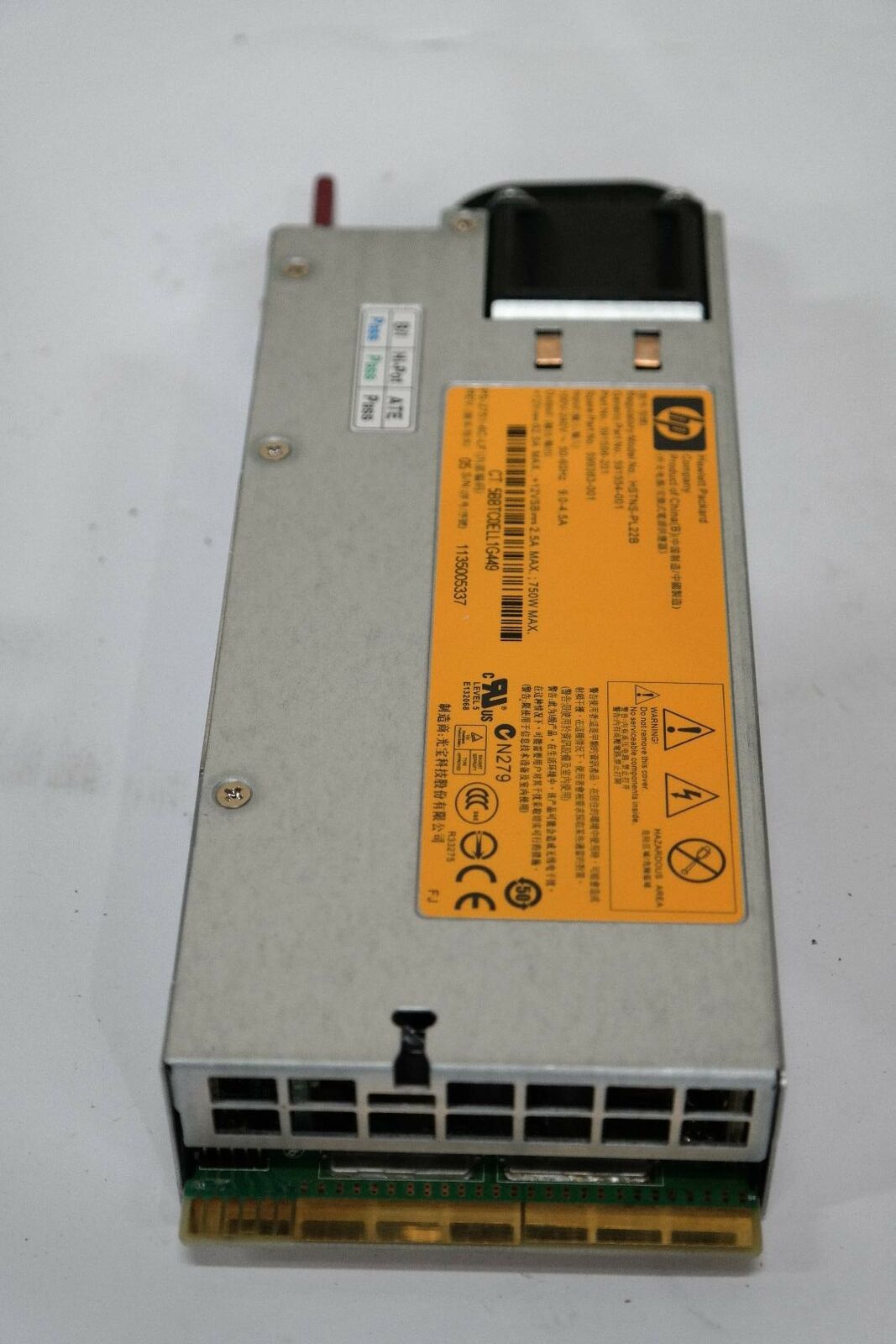 HP 591554-001 591556-201 599383-001 750W PLATINUM Power Supply HSTNS-PL22B HP 591554-001 591556-201 599383-001 750W PLATINUM Power Supply HSTNS-PL22B