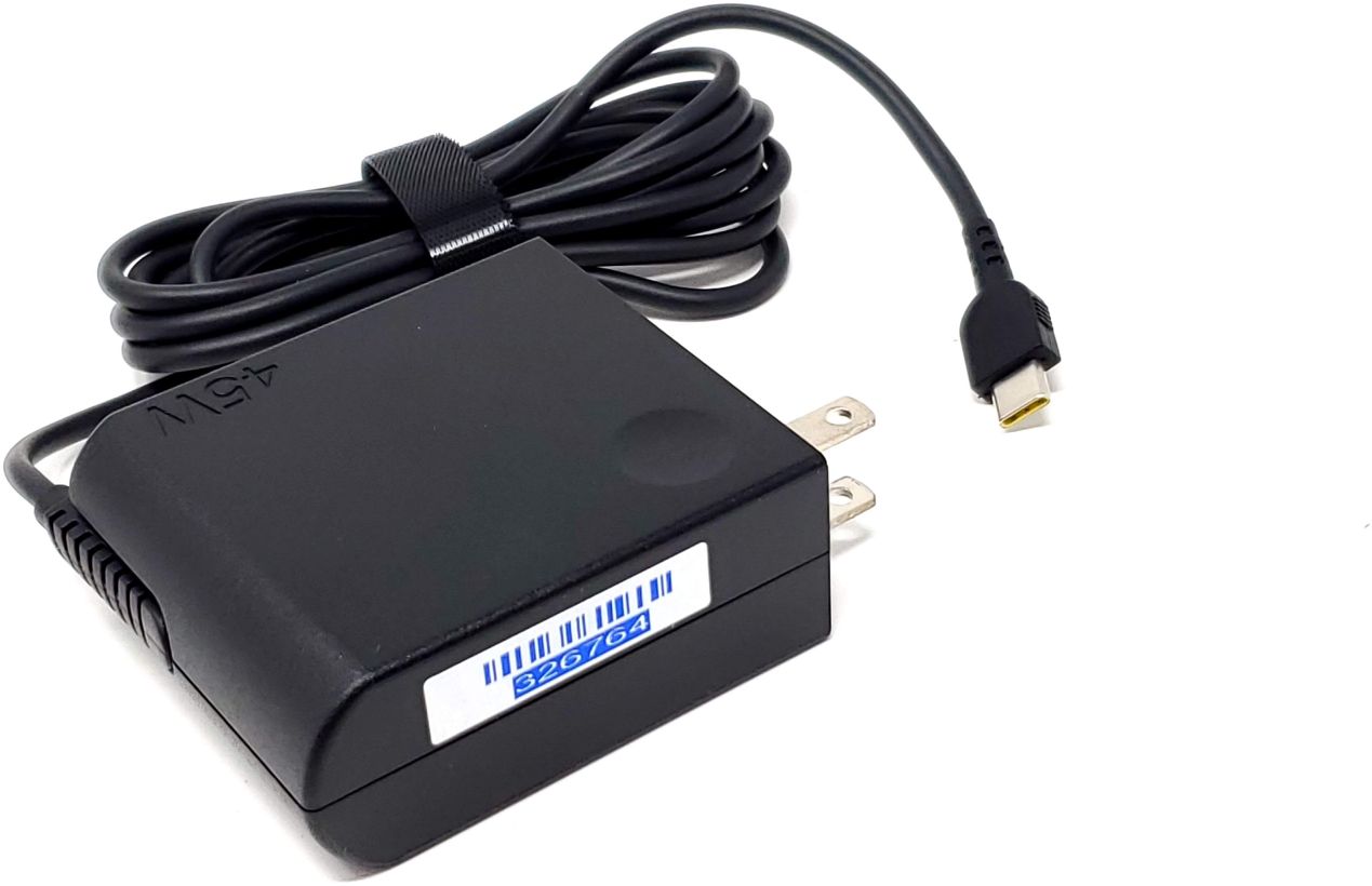 ADLX45YCC2A - 45W USB-C AC Adapter Charger for ThinkPad L580 L590 E590 E595 T580 L590 X1 Yoga G2 G3 G4 X250 X260 X390 X395 IdeaPad Yoga 11 13 Ultrabook