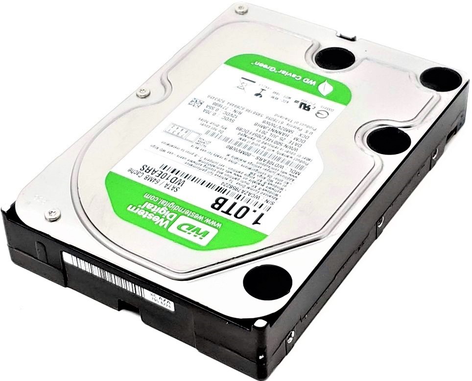 Western Digital WD10EARS-00S0XB0- 1TB 5.4K RPM SATA 3.5" IntelliPower Hard Drive