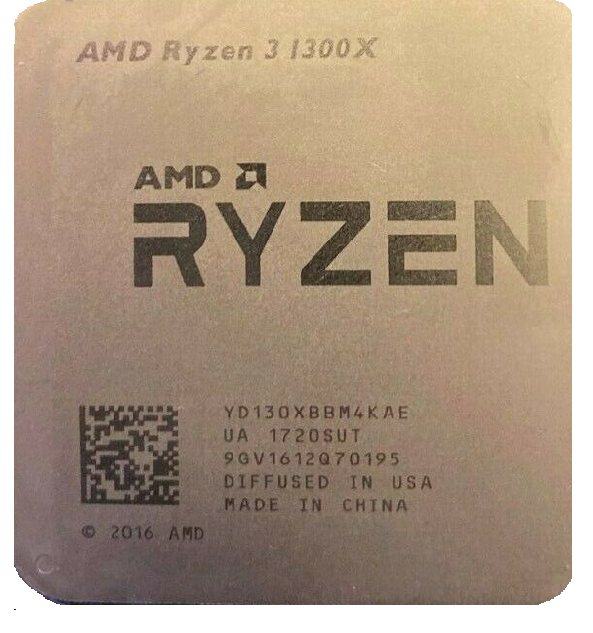 AMD YD130XBBAEMPK - 3.50Ghz AMD Ryzen 3 1300X 8MB 65W AM4 4-Core CPU Processor