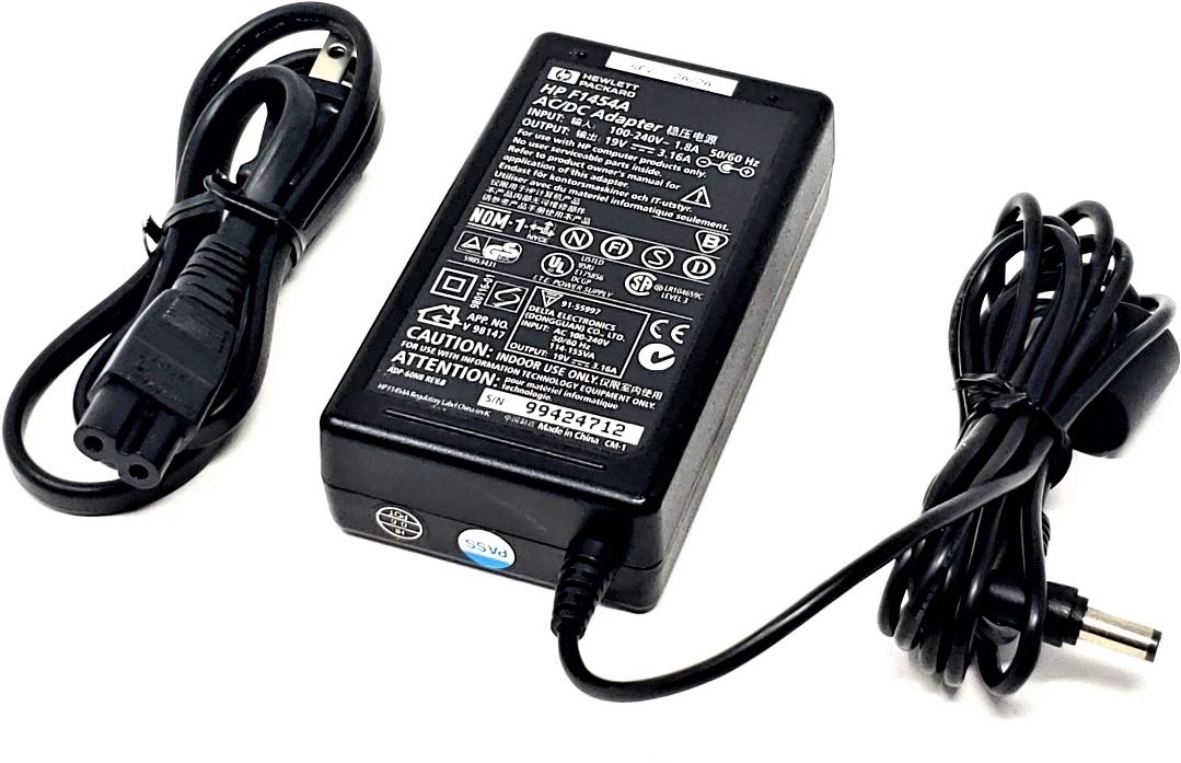 HP ADP-60NB REV.B - 60W 19V 3.16A 2.5mm Tip AC Adapter Charger