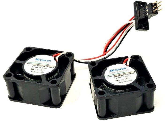 SHLF9WF0424F6D04 - A90L-0001-0507#B Dual Fan Assembly for Fanuc Servo Amplifier - A90L-0001-0507#B