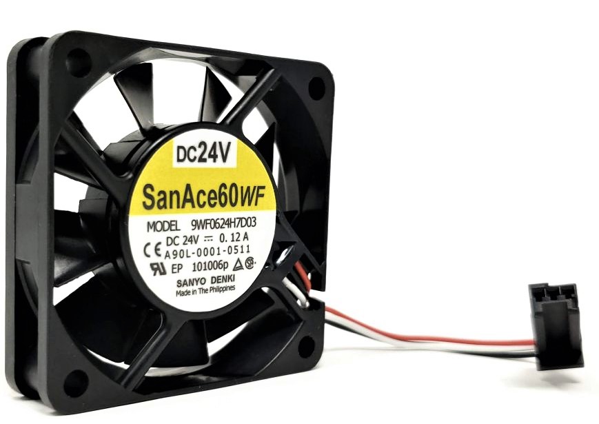 NMB 2406VL-S5W-B79 - 24V 0.12A 3-Pin 60x60x15mm Cooling Fan for