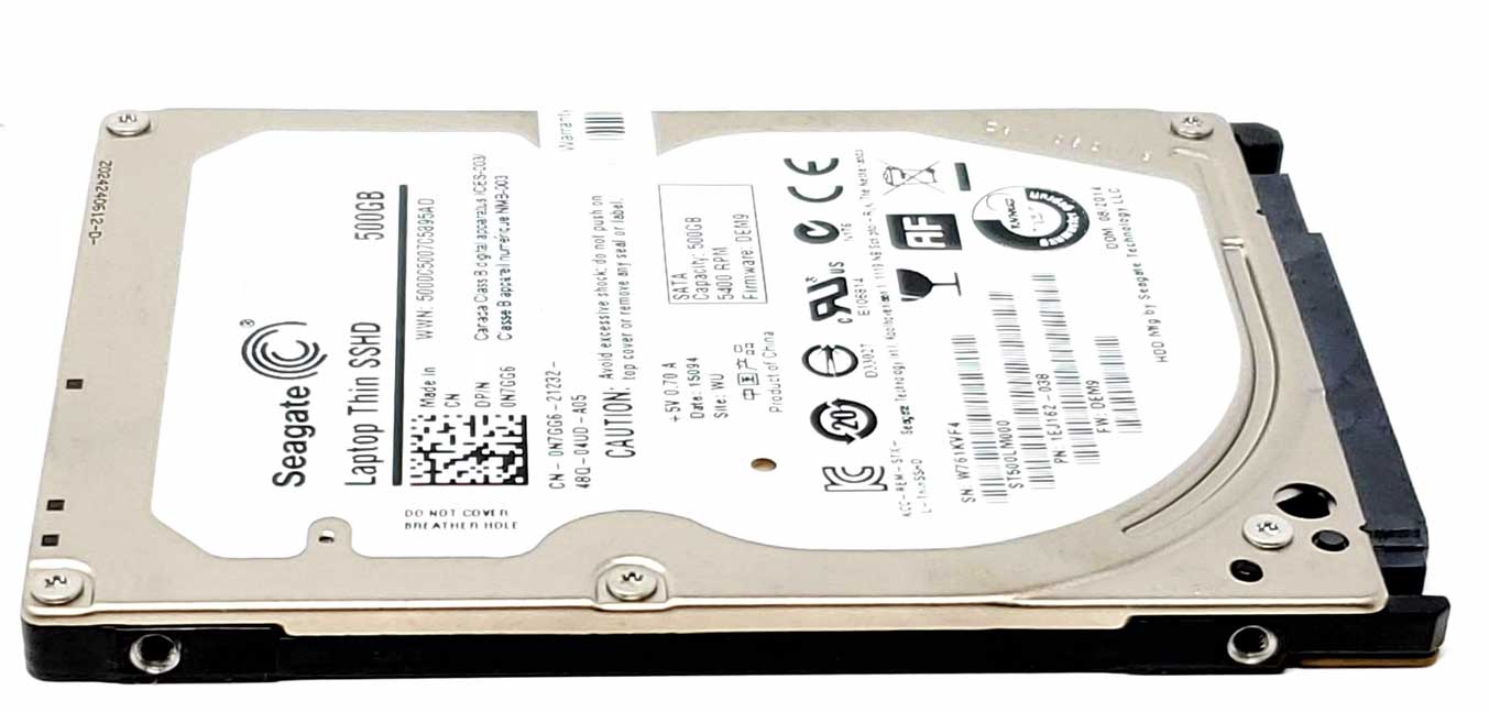 Lenovo 00FC427 - 500GB 5.4K RPM SATA 7mm 2.5" SSHD Hybrid Hard Drive