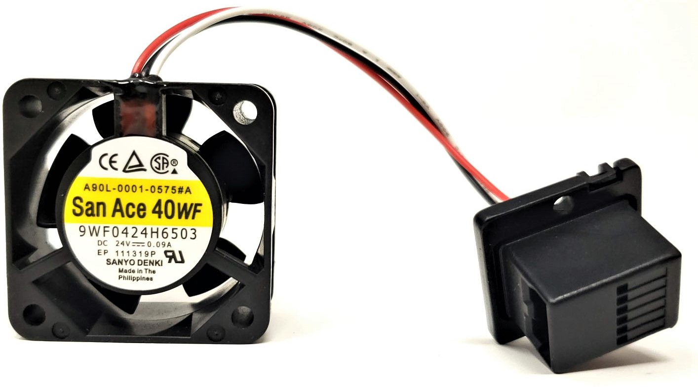 NMB 1608VL-S5W-B69 - 24VDC 0.09A 40x40x20mm Plug Connector Cooling Fan for Fanuc A90L-0001-0575#A NMB 1608VL-S5W-B69 - 24VDC 0.09A 40x40x20mm Plug Connector Cooling Fan for Fanuc A90L-0001-0575#A
