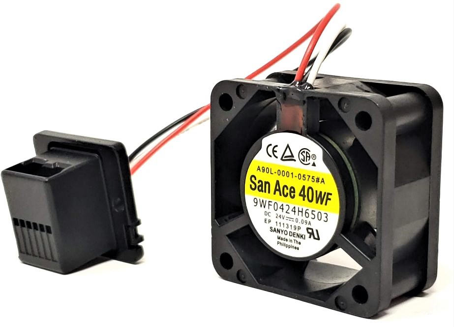 NMB 1608VL-S5W-B69 - 24VDC 0.09A 40x40x20mm Plug Connector Cooling Fan for Fanuc A90L-0001-0575#A NMB 1608VL-S5W-B69 - 24VDC 0.09A 40x40x20mm Plug Connector Cooling Fan for Fanuc A90L-0001-0575#A