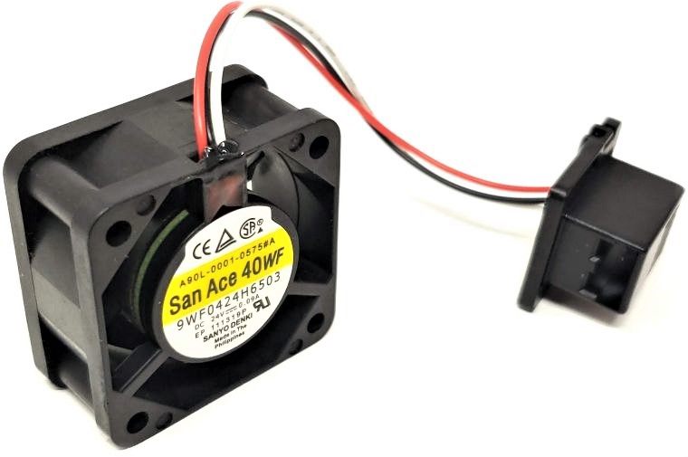 NMB 1608VL-S5W-B69 - 24VDC 0.09A 40x40x20mm Plug Connector Cooling Fan for Fanuc A90L-0001-0575#A NMB 1608VL-S5W-B69 - 24VDC 0.09A 40x40x20mm Plug Connector Cooling Fan for Fanuc A90L-0001-0575#A