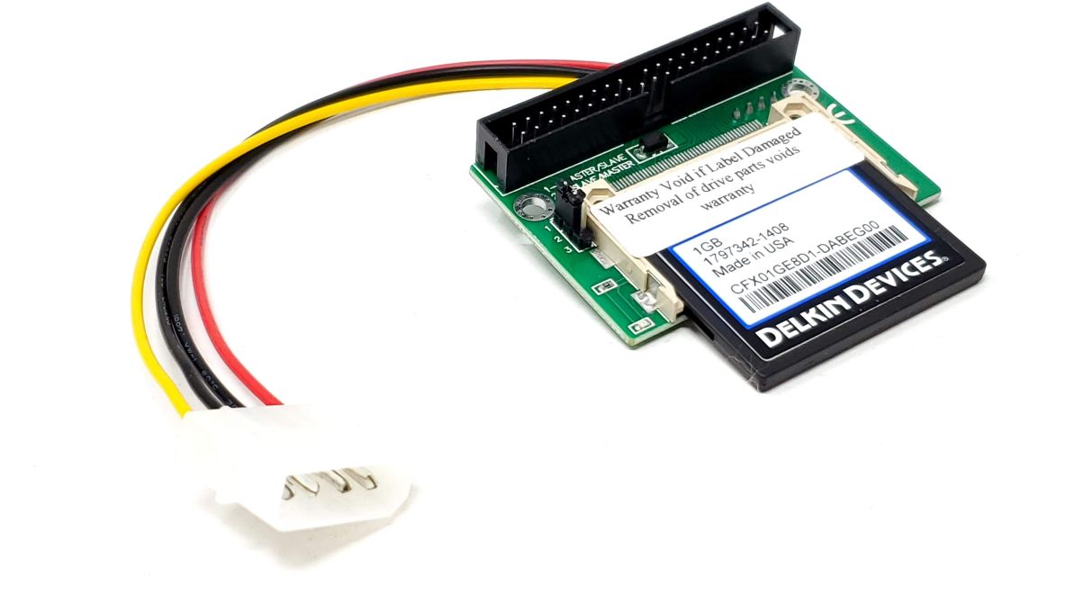 1GB Replacement for 3.5" IDE Hard Drives with 40-Pin IDE SSD Card and Adapter - CPU Medics
