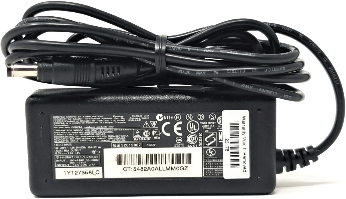 HP ADP-50SB - 50W 18.5V 2.7A 1.5mm Tip AC Adapter