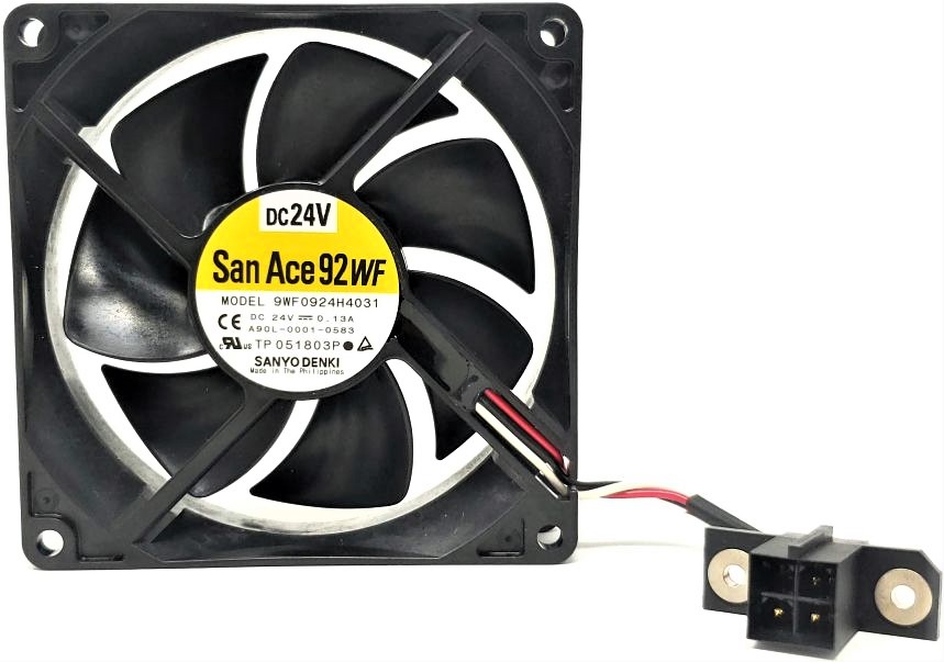 Fanuc A90L-0001-0583 - 90x90x25mm DC24V 0.13A Male Plug Connector Cooling Fan for Fanuc A90L-0001-0583