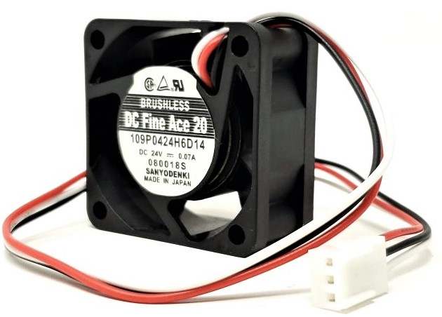 San Ace 9WF0424H6D08A - 40x40x20mm DC24V 3-Pin Female Pin Fan for Fanuc A90L-0001-0385 #A #B #C #T San Ace 9WF0424H6D08A - 40x40x20mm DC24V 3-Pin Female Pin Fan for Fanuc A90L-0001-0385 #A #B #C #T