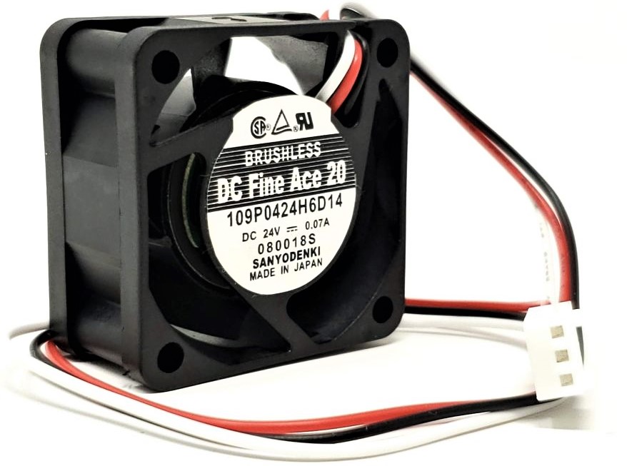 San Ace 109P0424H6D17 - 40x40x20mm DC24V 3-Pin Female Pin Fan for Fanuc A90L-0001-0385 #A #B #C #T
