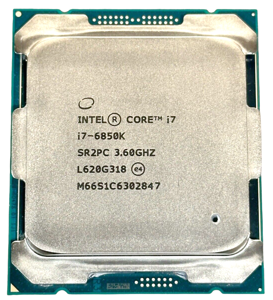 Intel BXC80671I76850K - 3.60Ghz LGA2011-3 15MB Intel Core i7-6850K 6-Core CPU Processor
