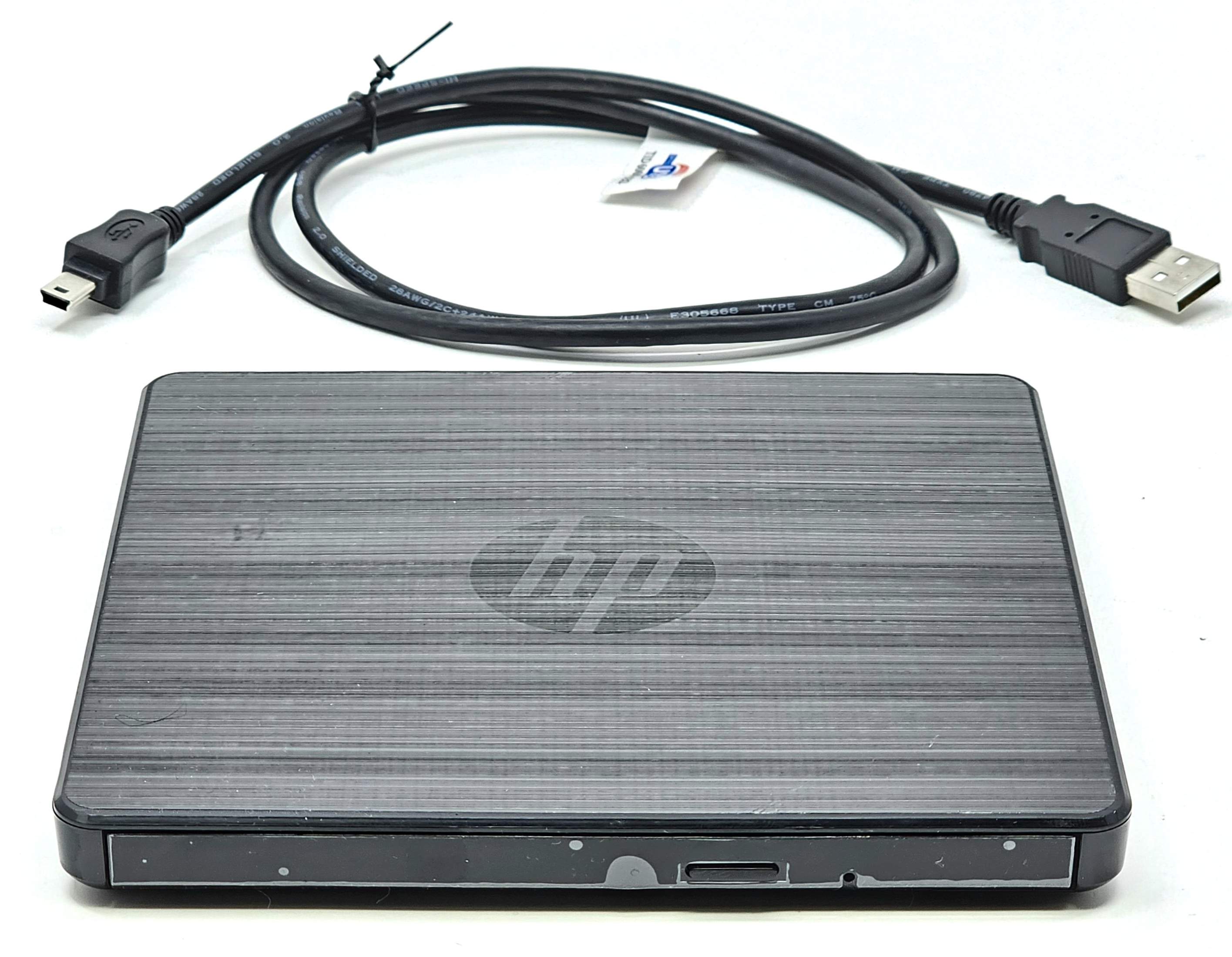 HP F2B56AA - Genuine HP Portable Slim USB External DVD-RW Optical Drive -  CPU Medics