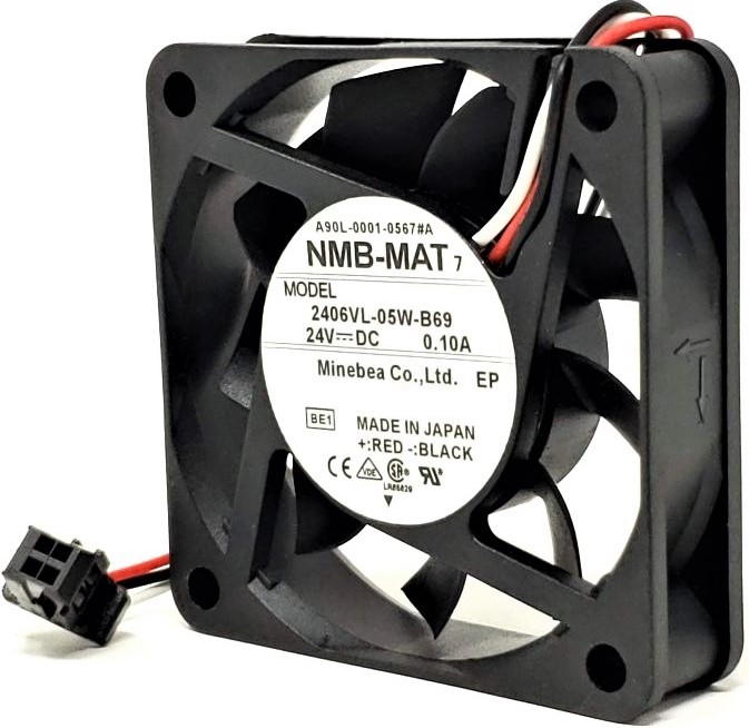 A90L-0001-0567#B - 60x60x15mm DC24V Cooling Fan 4-Pin Female Connector for Fanuc A90L-0001-0567#A