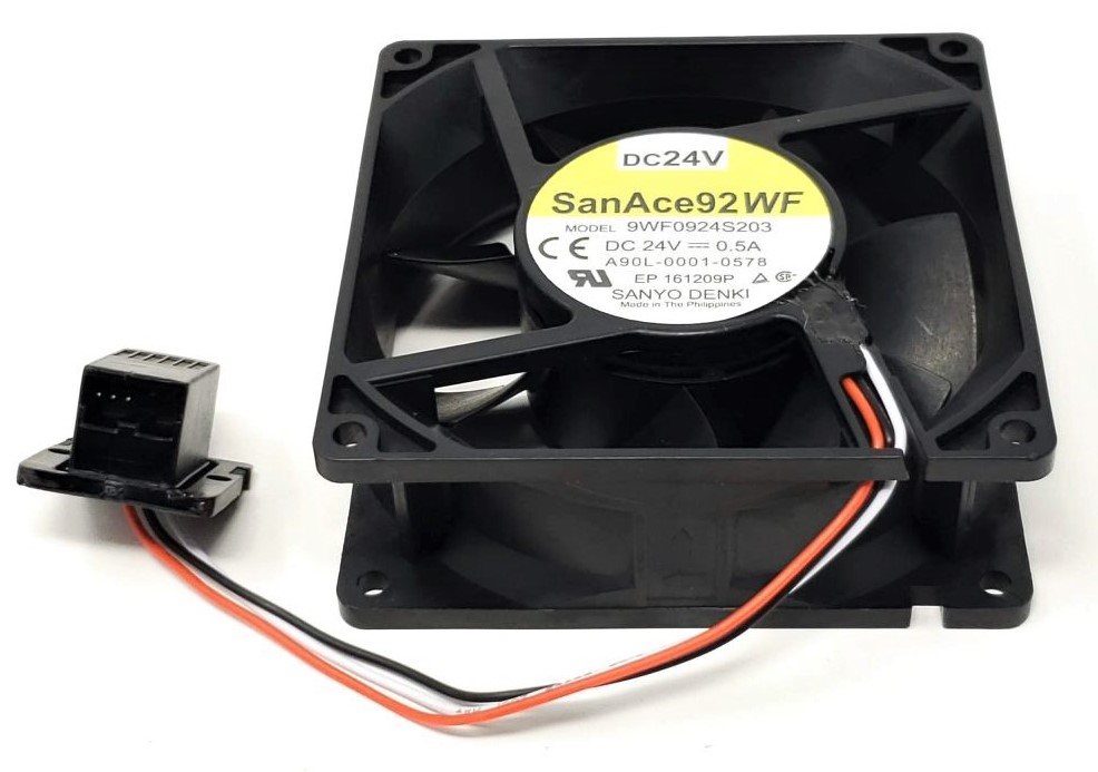 A90L-0001-0578 - 92x92x32mm DC24V Cooling Fan 3-Pin Plug Connector for Fanuc A90L-0001-0578