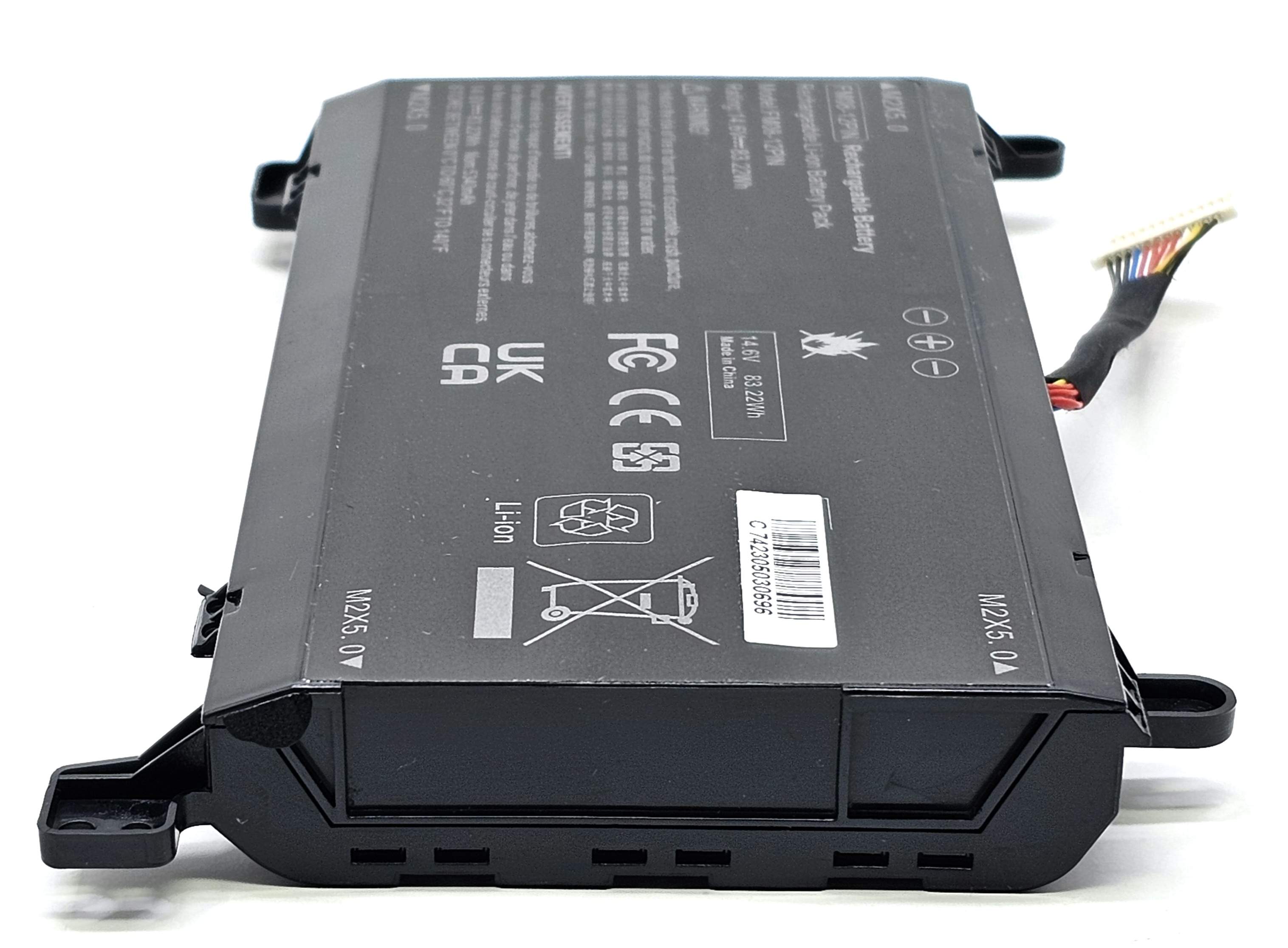922752-421 - 8-Cell FM08 Battery for HP Omen 17-AN 17-AN013TX 17-AN014TX 17-AN014NG Series - 12-Pin Connector Model