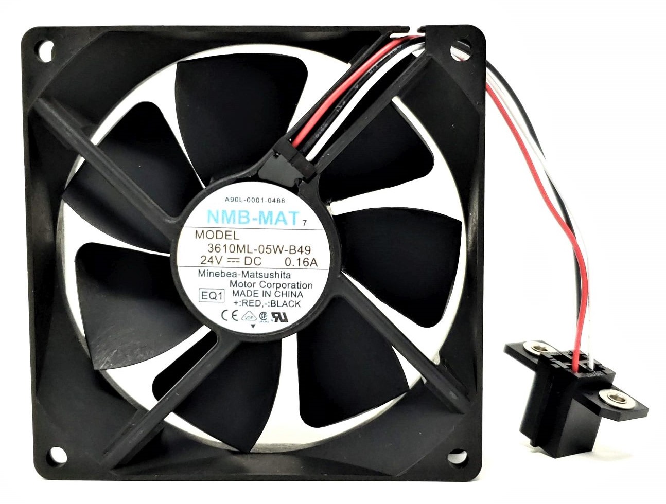 NMB 09225VA-24K-CL - 92x92x25mm DC24V 0.16A 4-Pin Connector Cooling Fan for Fanuc A90L-0001-0488