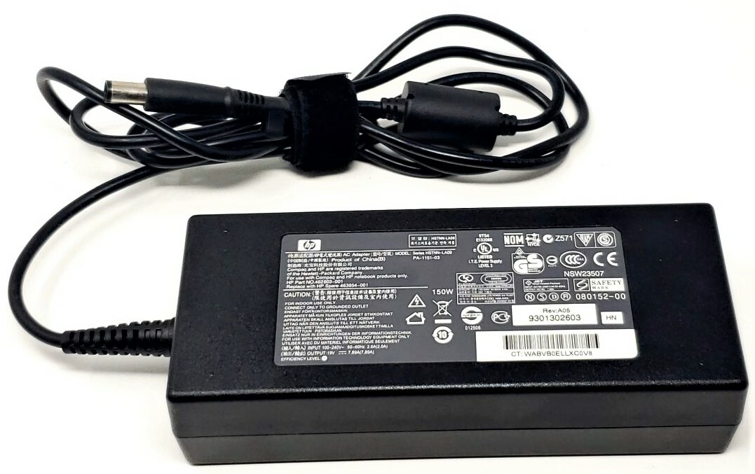 HP 677763-003 - 150W 19V 7.89A 5mm Tip AC Adapter for HP Pavilion Elitebook Omni TouchSmart Series
