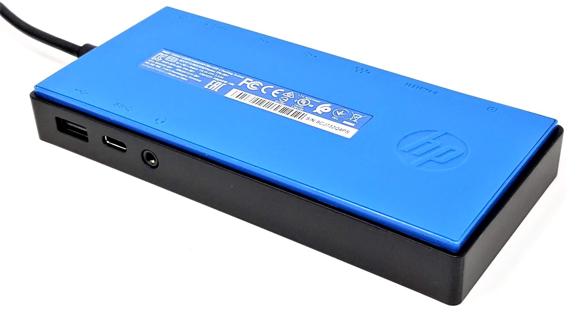 HP X7W54AA - HP Elite USB-C Docking Station Dock With 65W Adapter