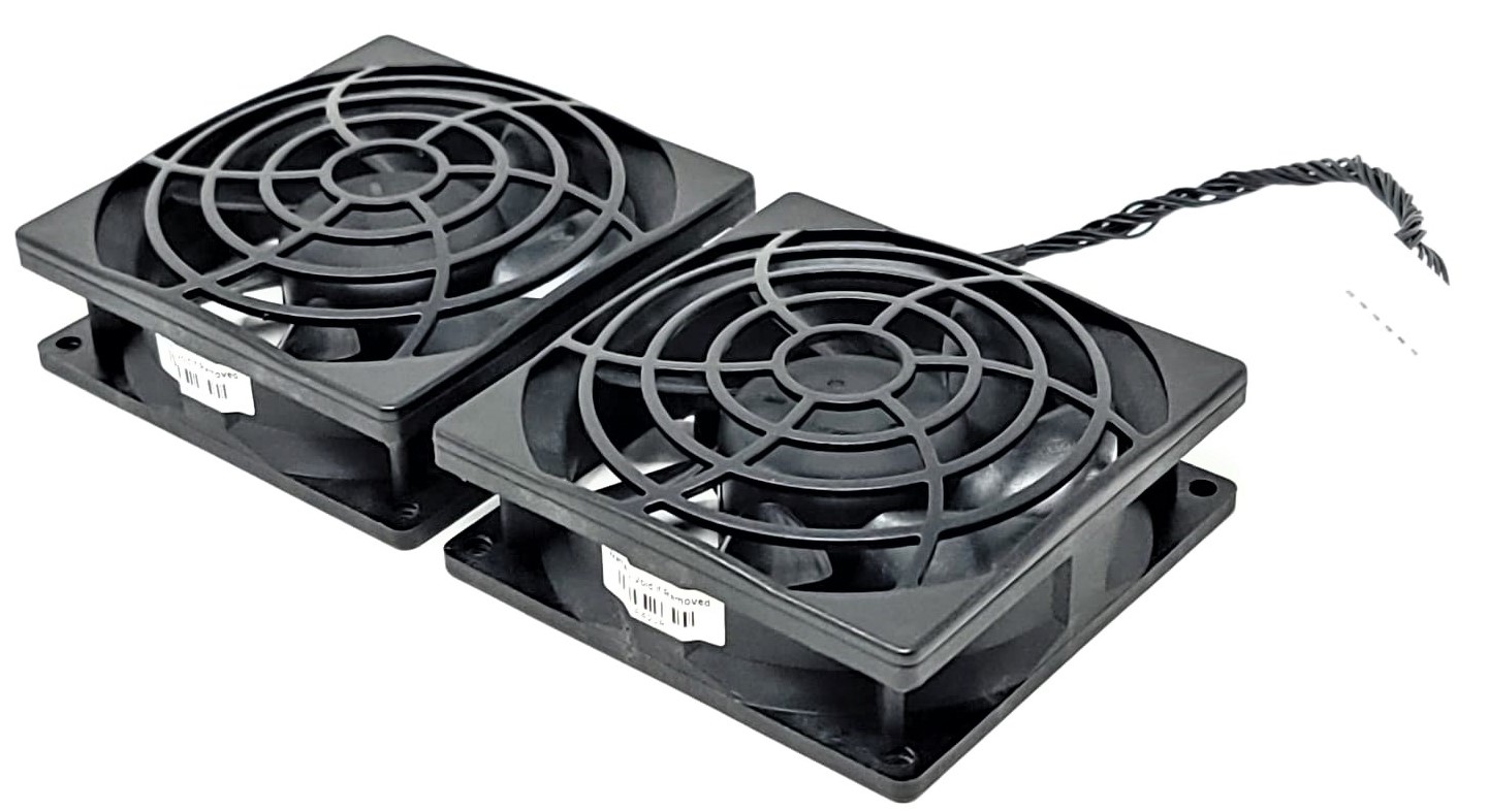 HP 644315-001 - 90mm Rear Dual Fan Assembly for HP Workstation Z620 Z820 Z840