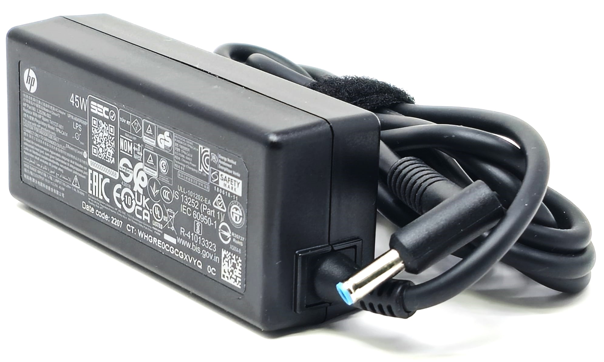 HP 845611-001 - 45W 19.5V 2.31A 3.0mm Blue Tip AC Adapter