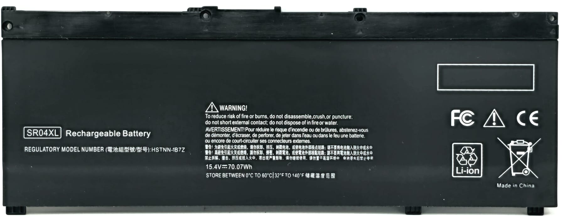 TPN-C134 - SR04XL SR04 SR03XL 4-Cell Battery for HP Pavilion 15-CX 15-CE 15-DC 15-CB