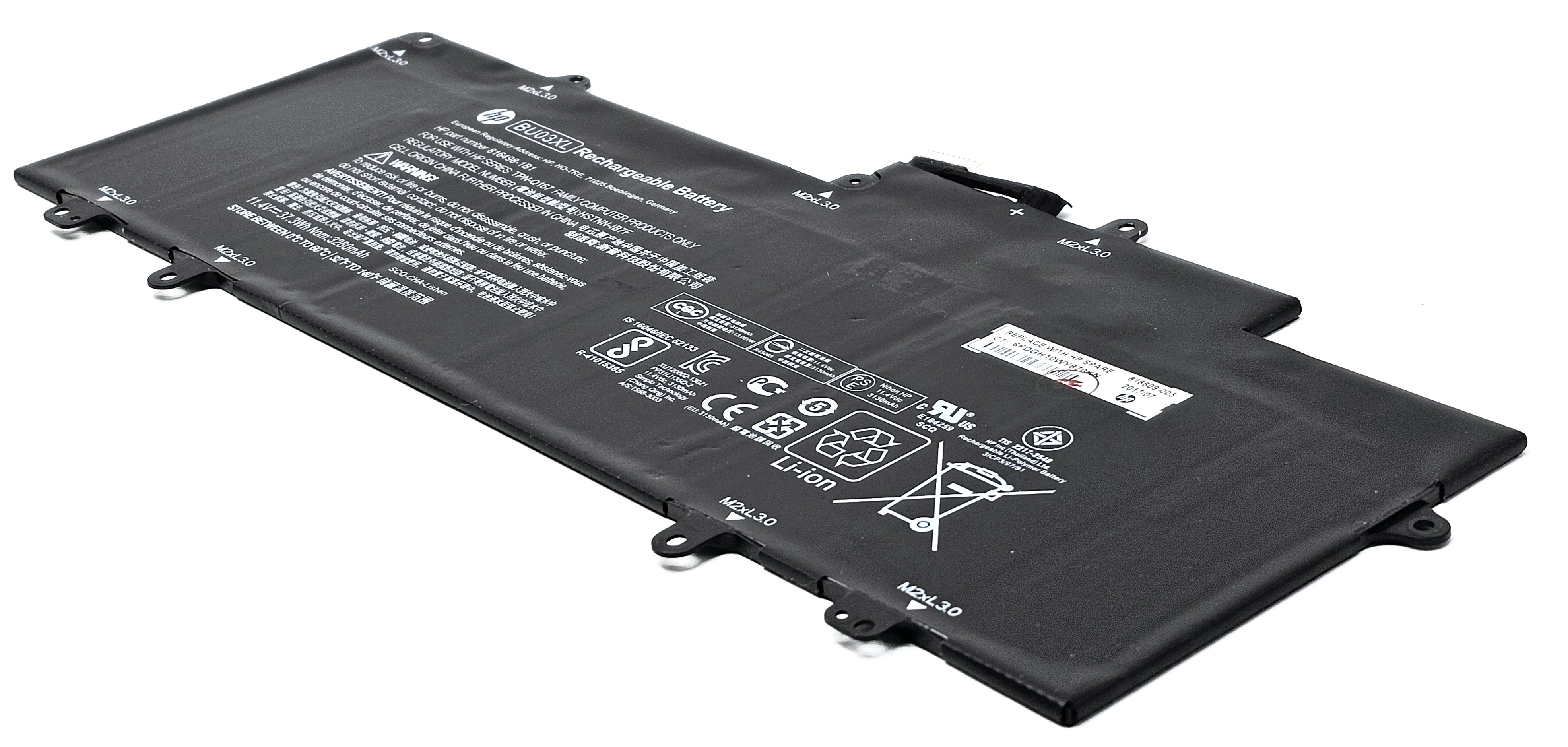 HP 816498-1C1 - 3-Cell BU03XL BUO3XL BU03 Battery for HP Chromebook 14-AK G4 Series 14-AK000NZ 14-AK039WM 14-AK060NR