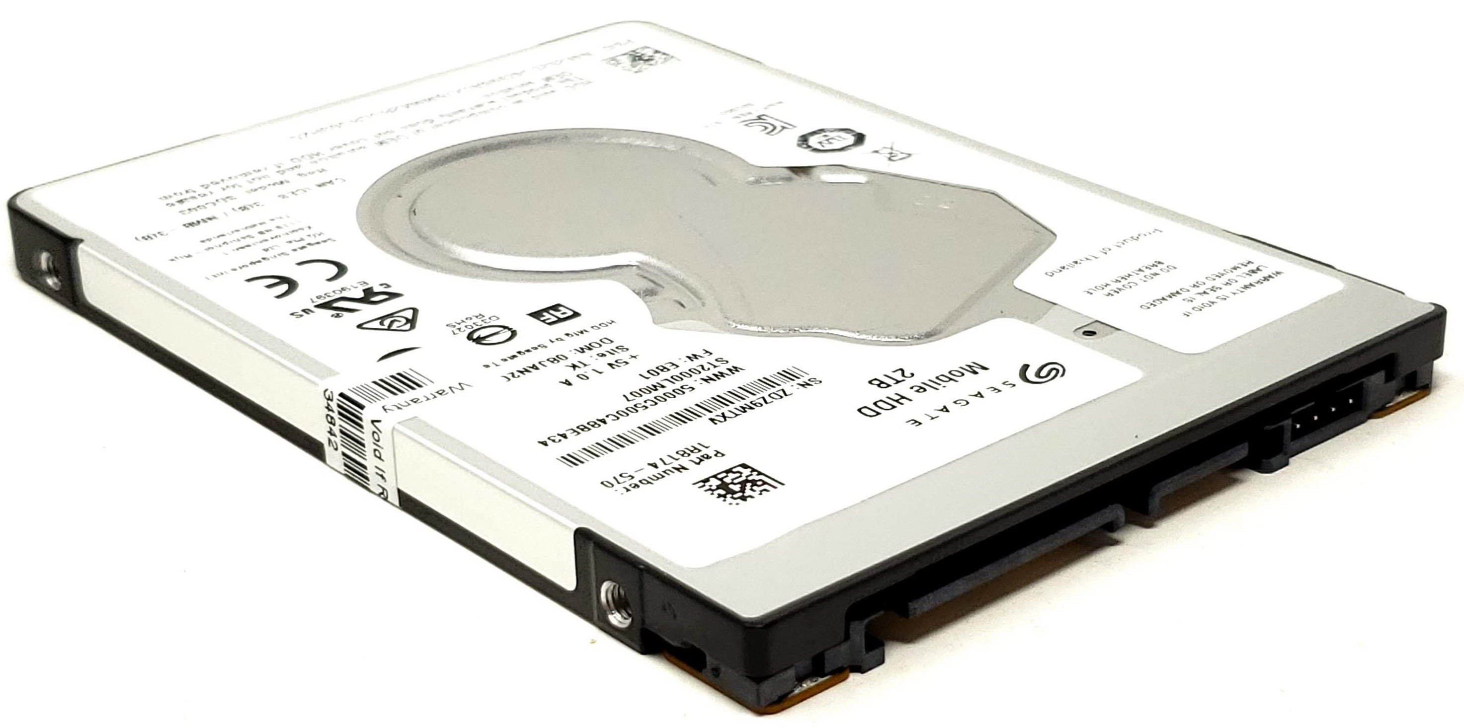 Western Digital WD20NPVZ-00WFZT0 - 2TB 5.4K RPM SATA 15mm