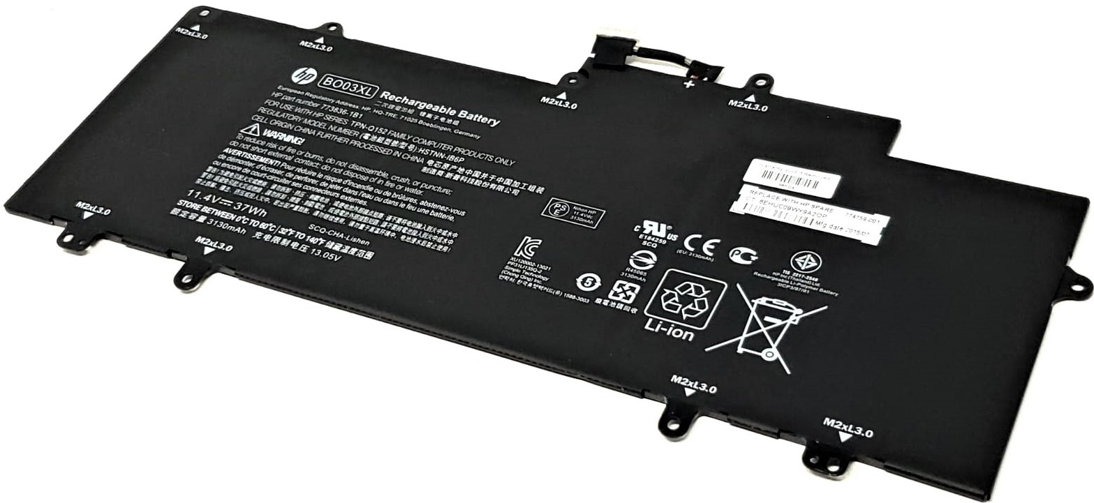 HP 773836-1B1 - BO03XL 3-Cell Battery for HP Chromebook 14-X 14 G3 Stream 14-Z 14-P SlateBook 14-P Series HP 773836-1B1 - BO03XL 3-Cell Battery for HP Chromebook 14-X 14 G3 Stream 14-Z 14-P SlateBook 14-P Series