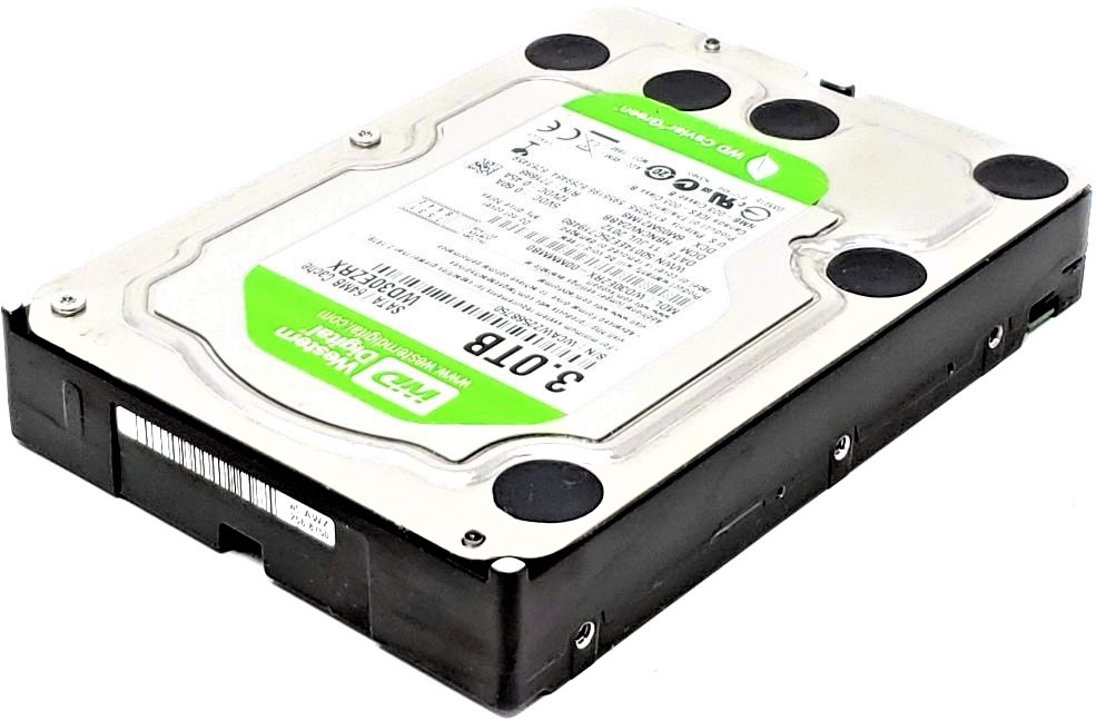 Western Digital WD30EZRX-55DC0B0 - 3TB 5.4K RPM 64MB Cache IntelliPower Caviar Green SATA 3.5" Hard Drive
