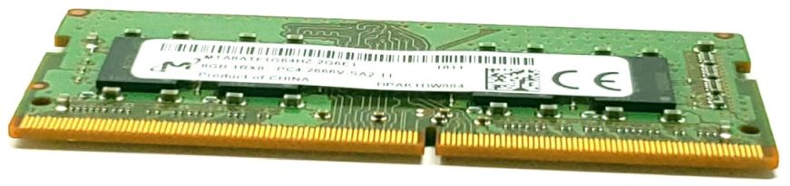 Micron MTA8ATF1G64HZ-2G6E1 - 8GB 2666Mhz PC4-2666V 1.2V DDR4 Sodimm Laptop Memory Module Micron MTA8ATF1G64HZ-2G6E1 - 8GB 2666Mhz PC4-2666V 1.2V DDR4 Sodimm Laptop Memory Module