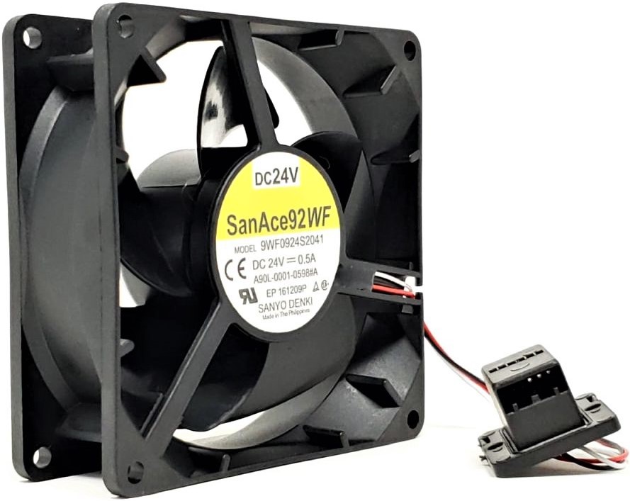 SanAce 9WF0924S2031 - 92x92x32mm 24V 0.5A Servo Amplifier Fan for Fanuc A90L-0001-0598#A SanAce 9WF0924S2031 - 92x92x32mm 24V 0.5A Servo Amplifier Fan for Fanuc A90L-0001-0598#A