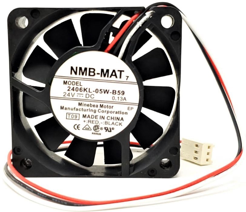 Fanuc A90L-0001-0506 - 60x60x15mm 24V 0.13A 3-Pin White Connector Fan for Fanuc A90L-0001-0506