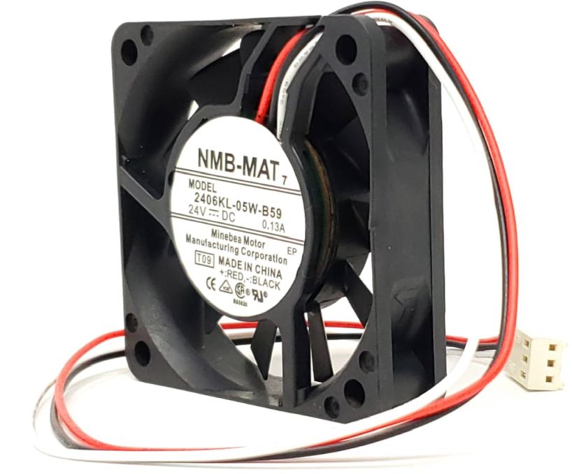 SanAce 9WF0624H7D04 - 60x60x15mm 24V 0.13A 3-Pin White Connector Fan for Fanuc A90L-0001-0506