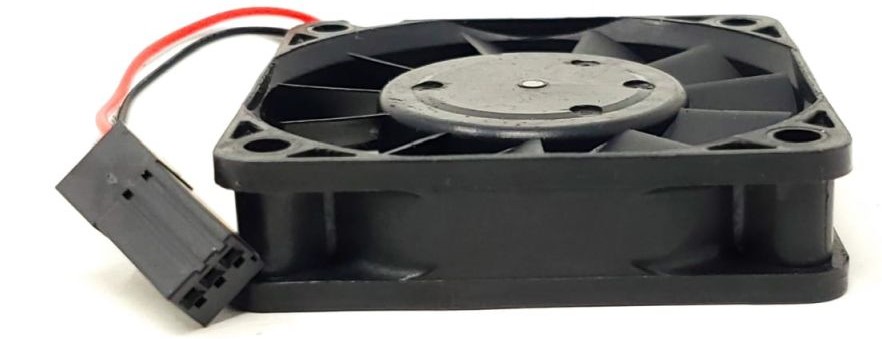 Fanuc A90L-0001-0423#50 - 60x60x15mm DC24V 0.12A 3-Pin Black Connector Fan for Fanuc A90L-0001-0423#50